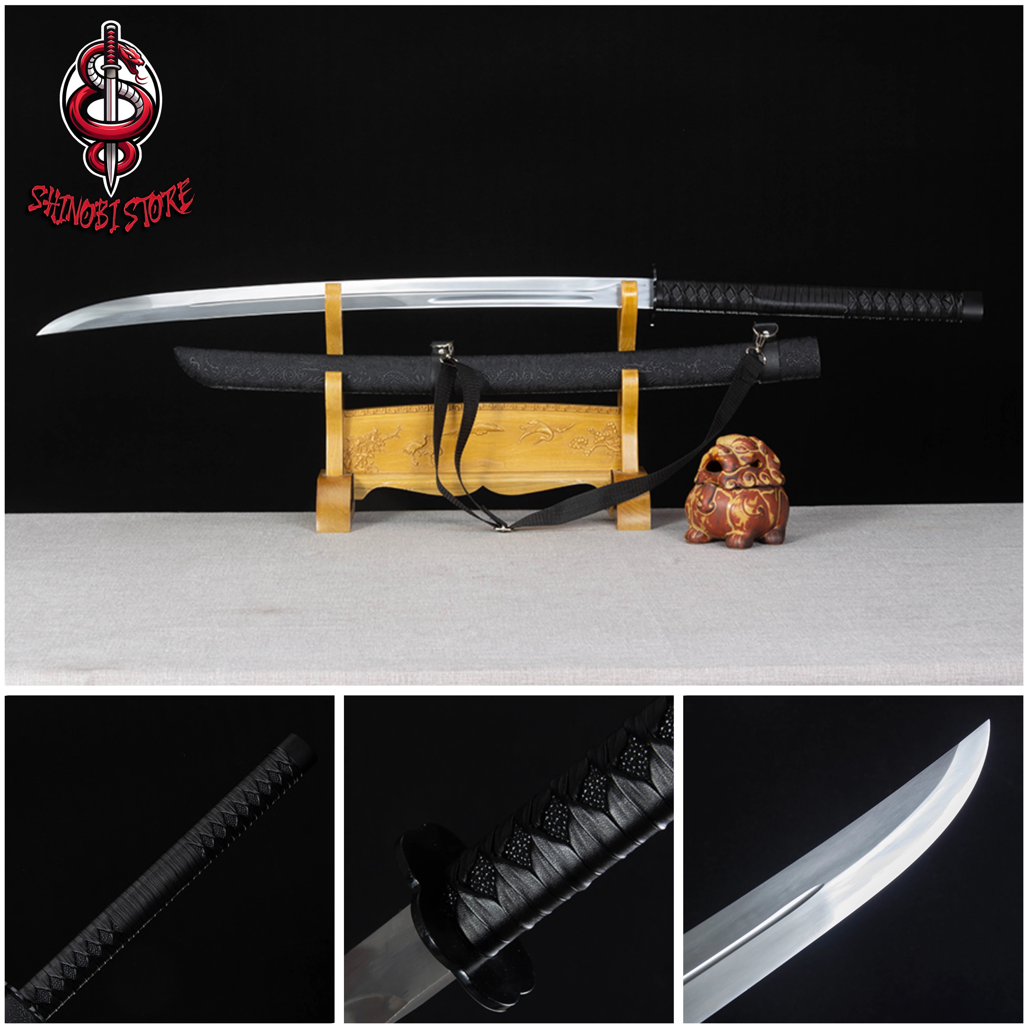 Long Tuyền Đao - Thép Mangane